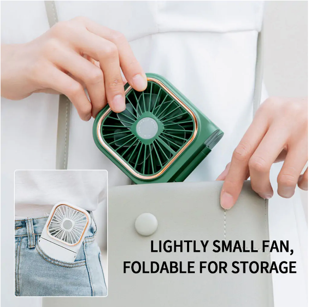Mini Cooling Foldable Neck Hanging Fan